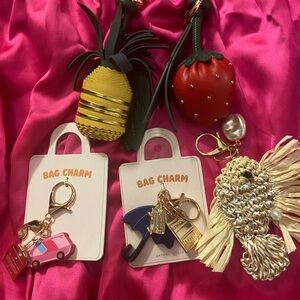 Anthropologie Gold and Pink Bag Collection